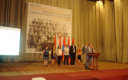 Presentes en la Conferencia sobre Genocidio Armenio en Ereván, Armenia.