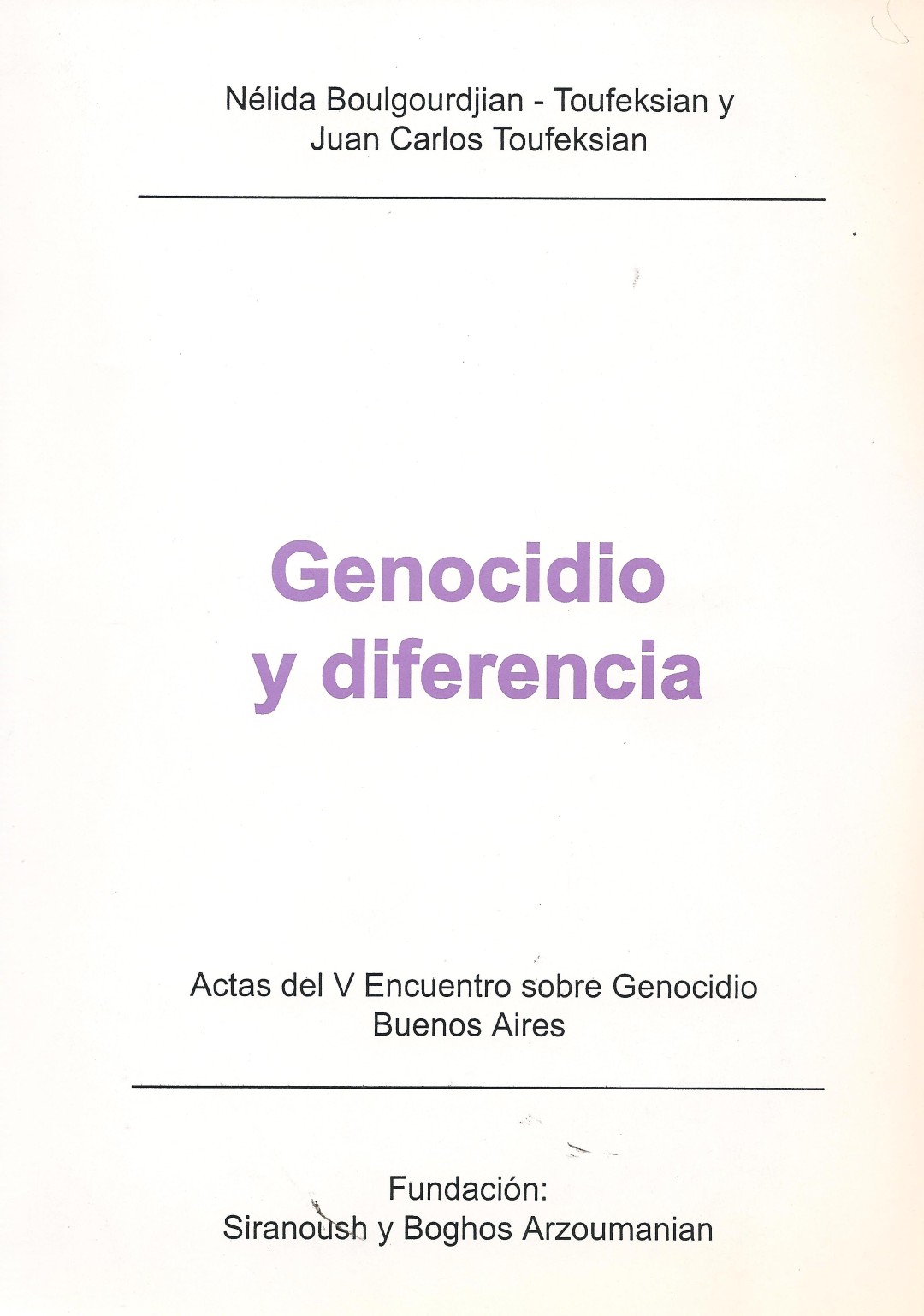 Genocidio y diferencia